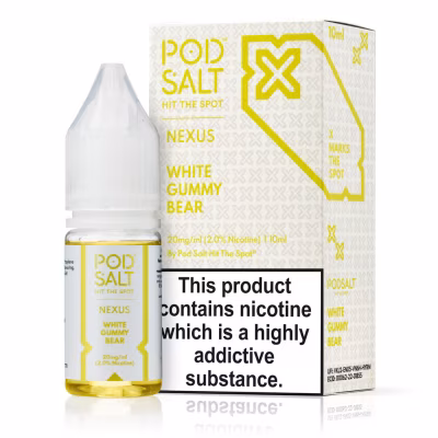 White Gummy Bear Nic Salt E-Liquid by Nexus Pod Salt