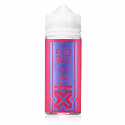 Grape Berry Burst Shortfill E-Liquid by Nexus Pod Salt 100ml