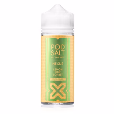 Lemon Lime Sorbet Shortfill E-Liquid by Nexus Pod Salt 100ml