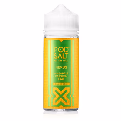 Pineapple Passion Lime Shortfill E-Liquid by Nexus Pod Salt 100ml