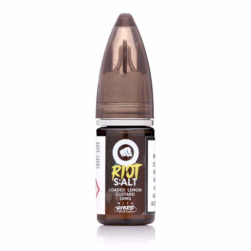 Loaded Lemon Custard Hybrid Nic Salt E-Liquid by Riot Squad