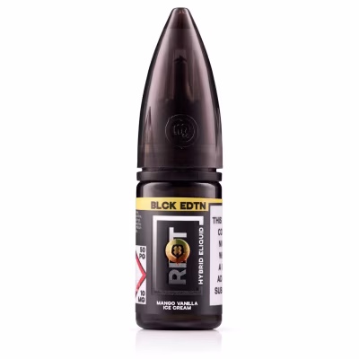 Mango Vanilla Ice Cream E-Liquid by Riot BLCK EDTN Hybrid Salt