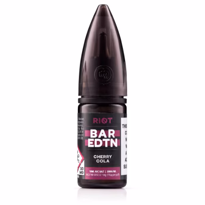 Cherry Cola Nic Salt E-Liquid by Riot BAR EDTN