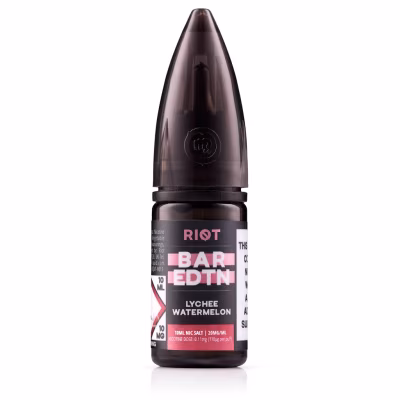 Lychee Watermelon Nic Salt E-Liquid by Riot BAR EDTN