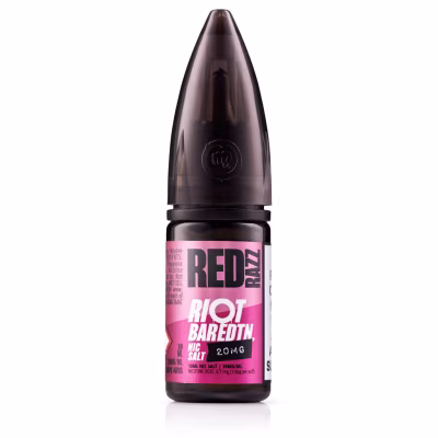 Red Razz Nic Salt E-Liquid by Riot BAR EDTN