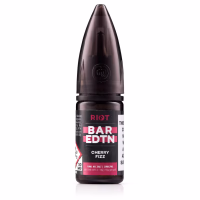 Cherry Fizz Nic Salt E-Liquid by Riot BAR EDTN  - SAMPLE