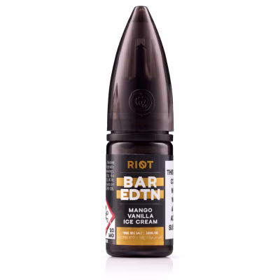 Mango Vanilla Ice Cream Nic Salt E-Liquid by Riot BAR EDTN  - SAMPLE