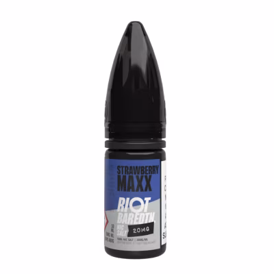 Strawberry Maxx Nic Salt E-Liquid by Riot BAR EDTN