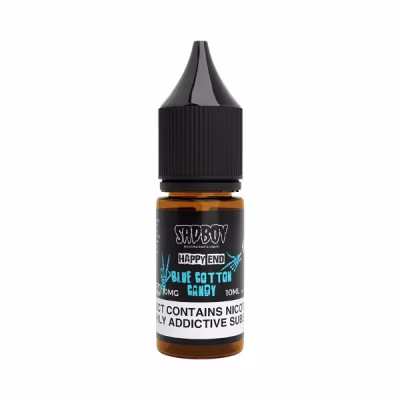 Blue Cotton Candy Nic Salt E-Liquid by Sadboy