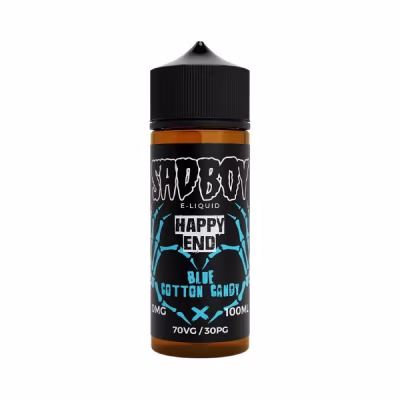 Blue Cotton Candy Shortfill E-Liquid by Sadboy 100ml