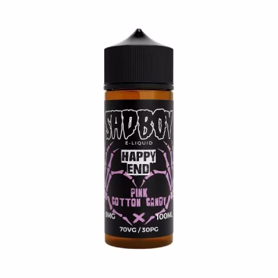Pink Cotton Candy Shortfill E-Liquid by Sadboy 100ml