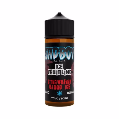 Strawberry Blood Ice Shortfill E-Liquid by Sadboy 100ml