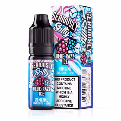 Blue Razz Ice Nic Salt E-Liquid by Seriously Salty