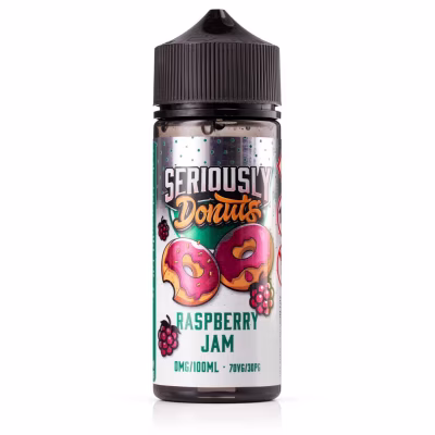 Raspberry Jam Shortfill E-Liquid by Seriously Donuts 100ml