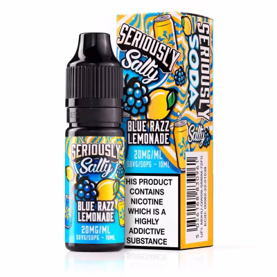 Blue Razz Lemonade Nic Salt E-Liquid by Seriously Salty
