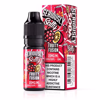 Fruity Fusion Nic Salt E-Liquid by Seriously Salty