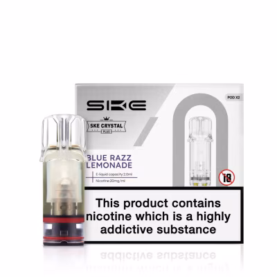 Blue Razz Lemonade Prefilled Pods by SKE Crystal Plus