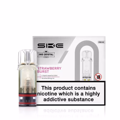 Strawberry Burst Prefilled Pods by SKE Crystal Plus
