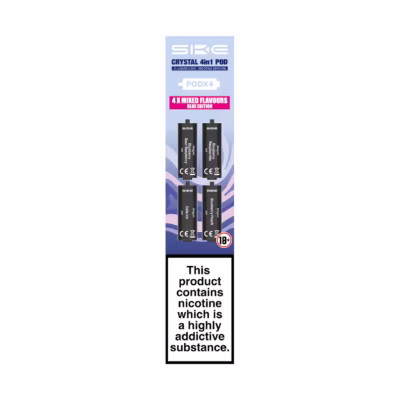 Blue Edition Prefilled Pods by SKE Crystal 4 in 1