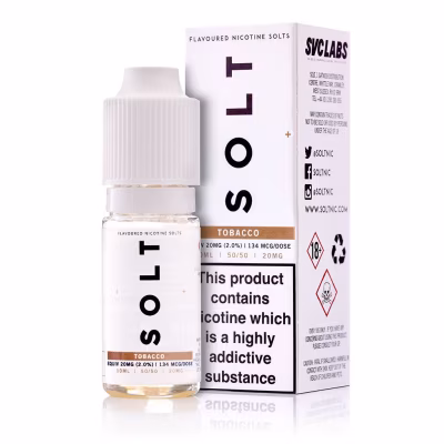 Tobacco Nic Salt E-Liquid by SOLT