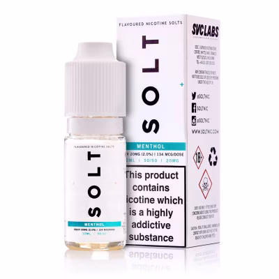 Menthol Nic Salt E-Liquid by SOLT
