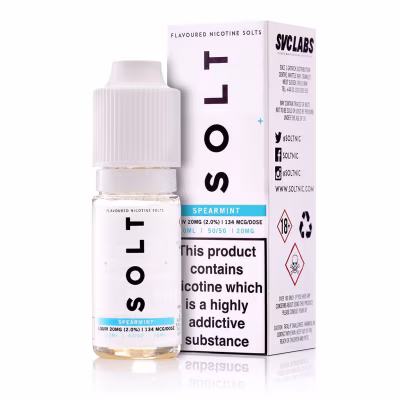 Spearmint Nic Salt E-Liquid by SOLT