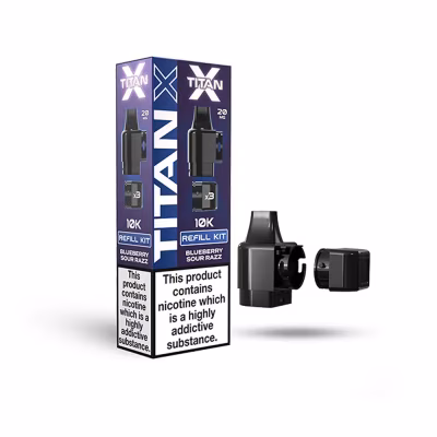 Blueberry Sour Razz Prefilled Pod Refill Kit by Titan X