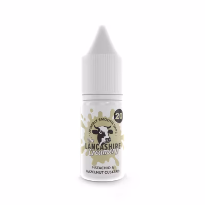 Pistachio & Hazelnut Custard Nic Salt E-Liquid by the Lancashire Creamery