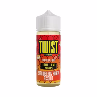 Strawberry Honey Biscuit Shortfill E-Liquid by Twist 100ml