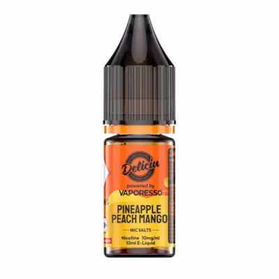 Pineapple Peach Mango Nic Salt E-Liquid by Deliciu V2