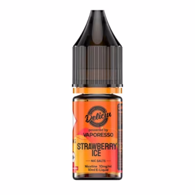 Strawberry Ice Nic Salt E-Liquid by Deliciu V2
