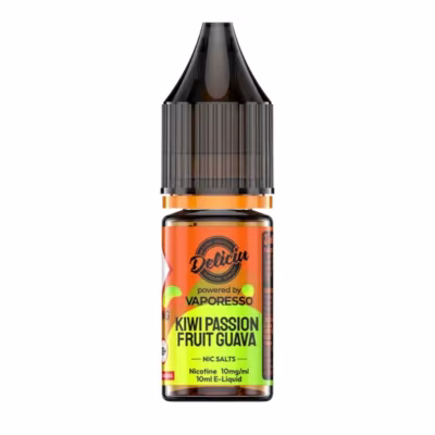 Kiwi Passion Fruit Guava Nic Salt E-Liquid by Deliciu V2