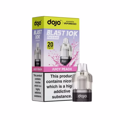 Juicy Peach Prefilled Pod by Vaporesso Dojo Blast 10K