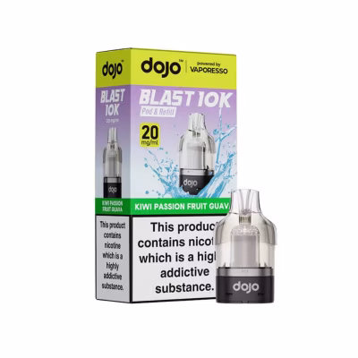 Kiwi Passion Fruit Guava Prefilled Pod by Vaporesso Dojo Blast 10K