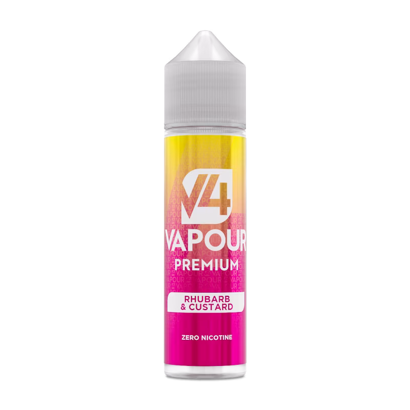 Rhubarb & Custard Shortfill E-Liquid by V4 Vapour 50ml