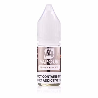 Silver & Gold 50/50 E-Liquid by V4 Vapour