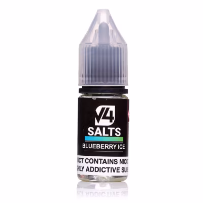 Blueberry Ice Nic Salt E-Liquid by V4 Vapour