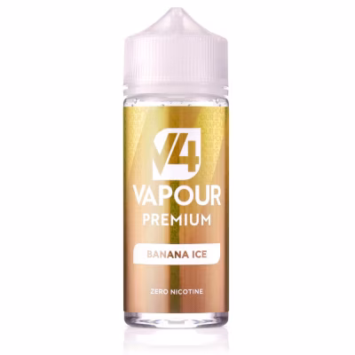 Banana Ice Shortfill E-Liquid by V4 Vapour 100ml