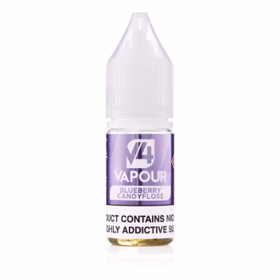 Blueberry Candyfloss 50/50 E-Liquid by V4 Vapour