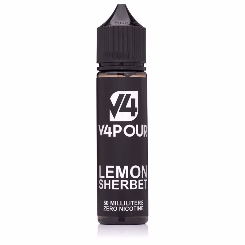 Lemon Sherbet Shortfill E-Liquid by V4 Vapour 50ml