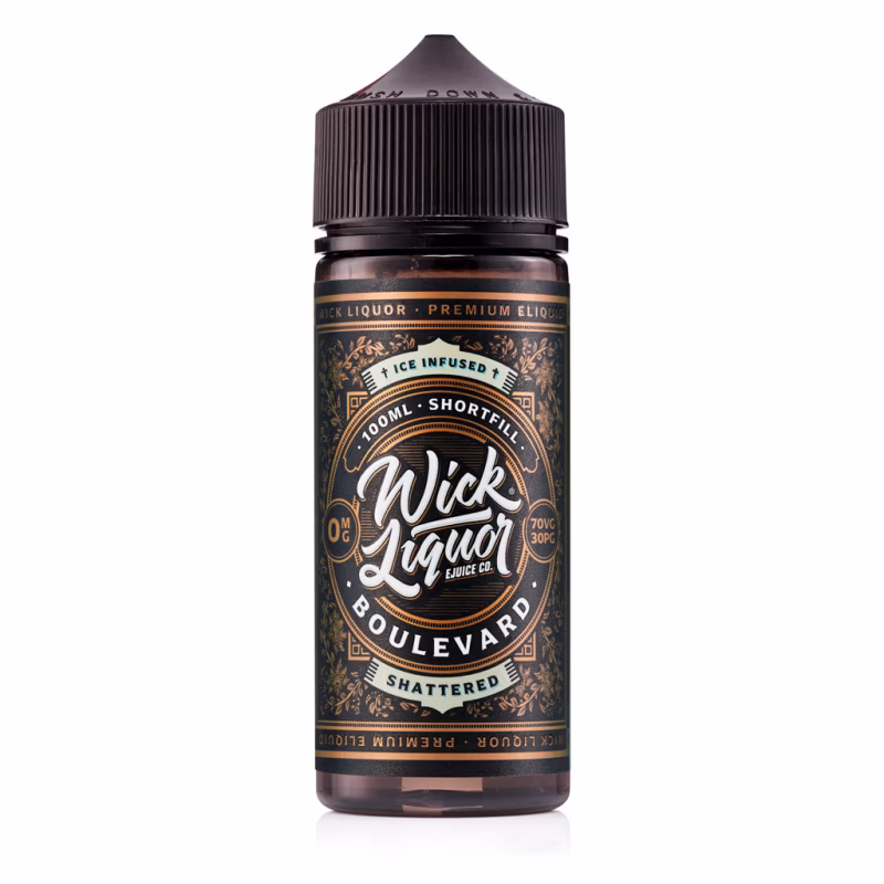 Boulevard Shattered Shortfill E-Liquid by Wick Liquor 100ml