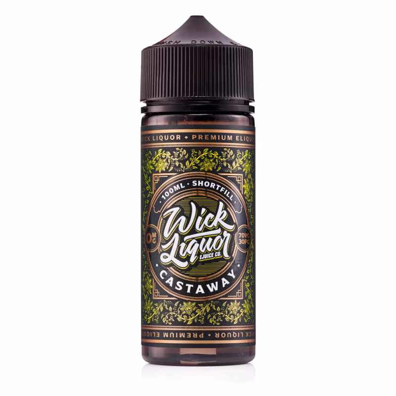 Castaway Shortfill E-Liquid by Wick Liquor 100ml