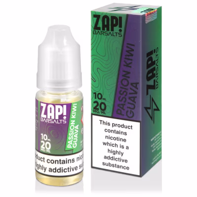 Passion Kiwi Guava Nic Salt E-Liquid by Zap! Bar Salts