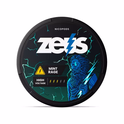 Mint Rage Nicotine Pouches by Zeus